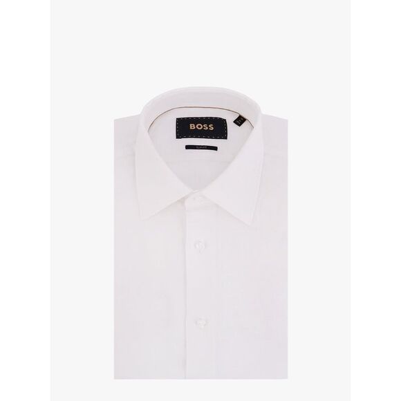 Boss Men Slim Fit Linen Shirt